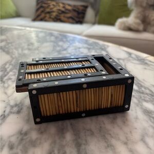 Antique Porcupine Quill Box